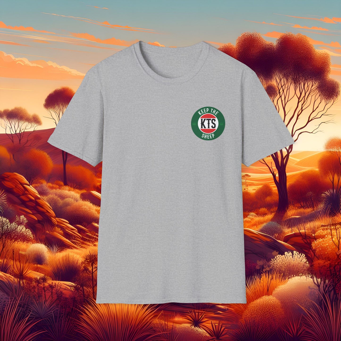 Keep the Sheep #keepthesheep Unisex Softstyle T-Shirt - Bold Graphic Tee for Keep the Sheep movement