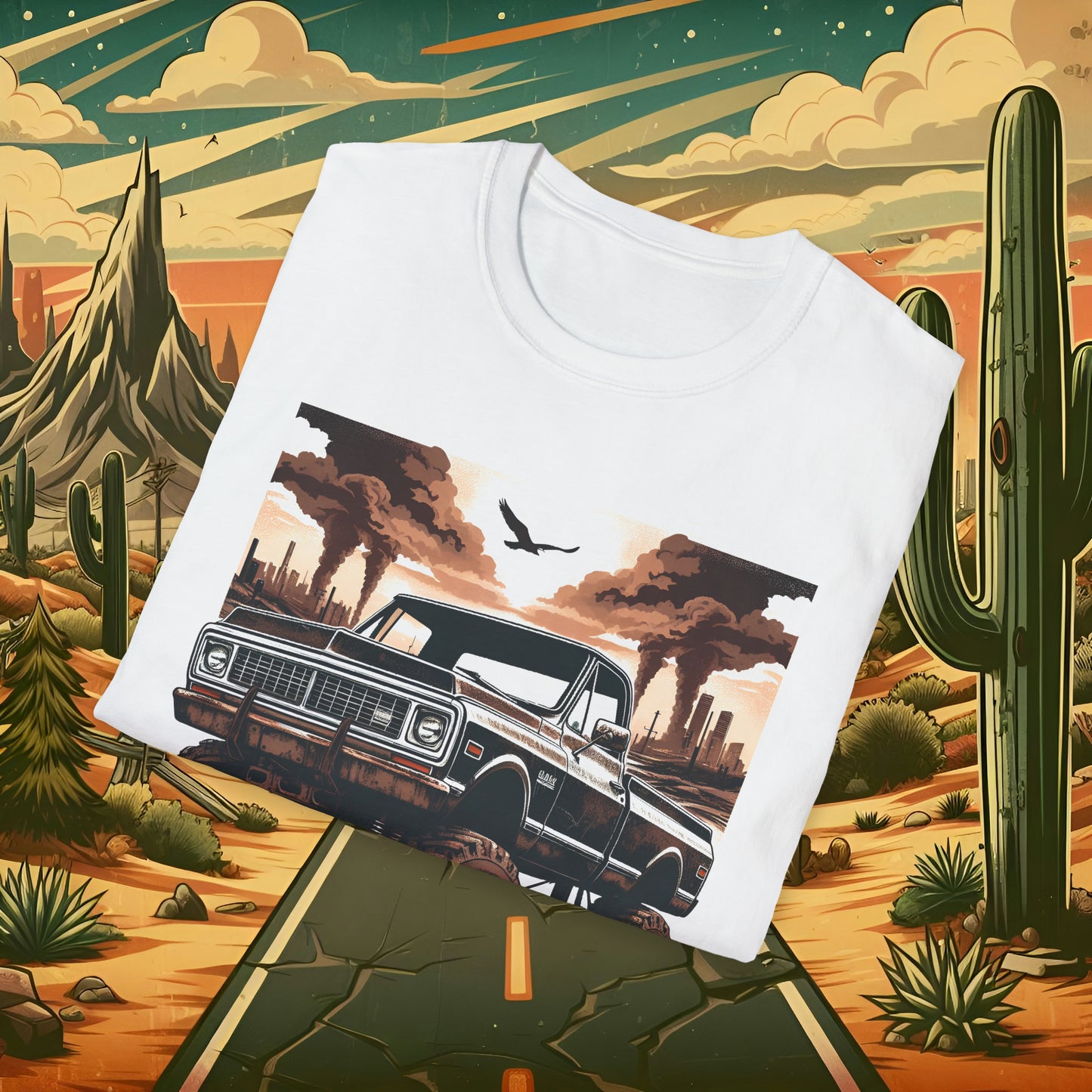 Bowtie Truck 2 Unisex Softstyle T-Shirt