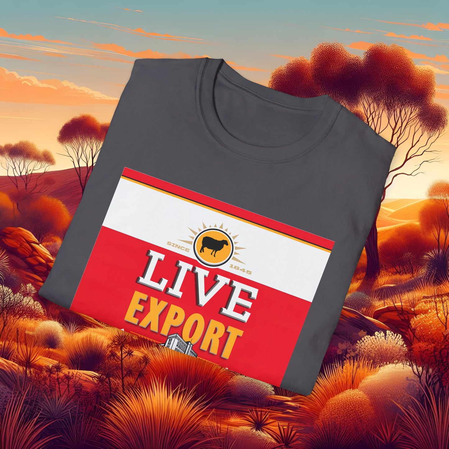 Live Export Keep the Sheep Unisex Softstyle T-Shirt