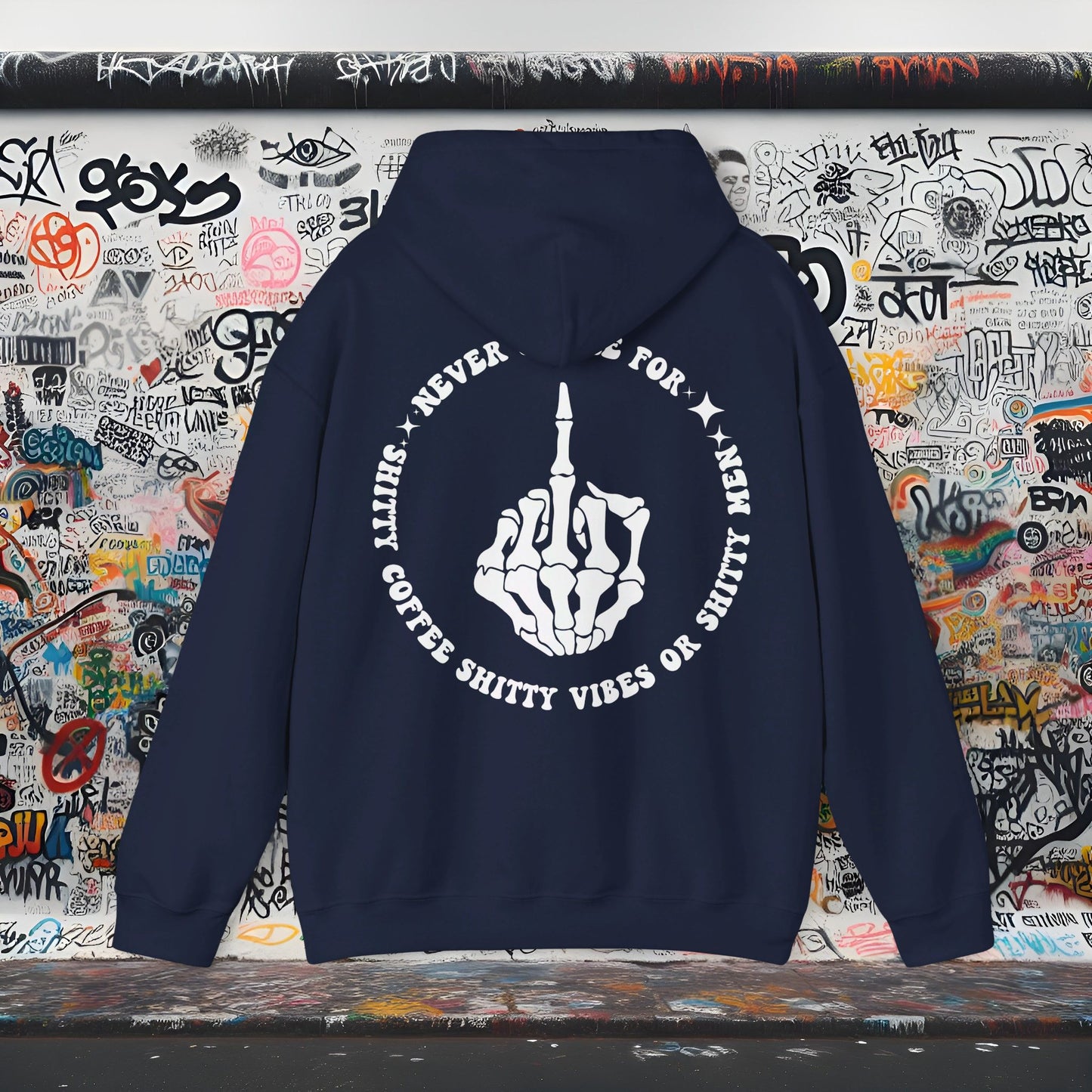 Never Settle Unisex Heavy Blend™ Hooded Sweatshirt