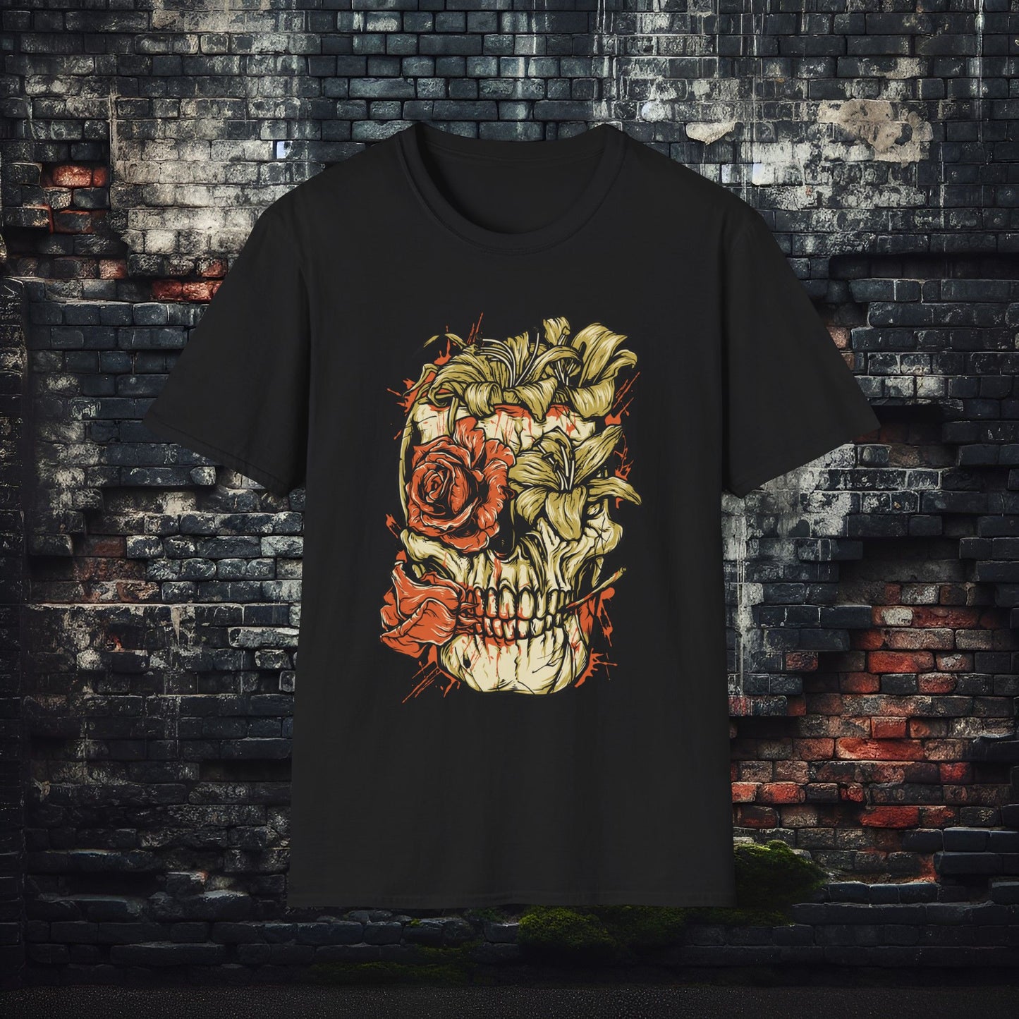 RC Streetwear Skull 61 Unisex Softstyle T-Shirt