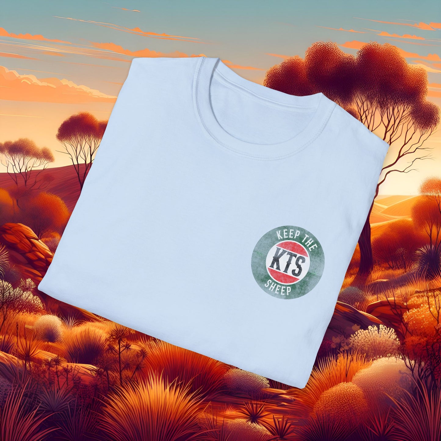 Keep the Sheep #keepthesheep Unisex Softstyle T-Shirt - Bold Graphic Tee for Keep the Sheep movement