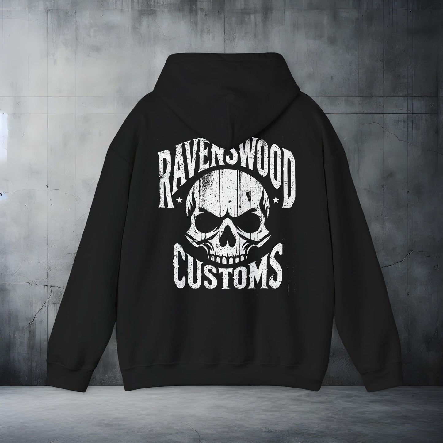 Ravenswood Customs Skull Logo Unisex Heavy Blend™ Hooded Sweatshirt