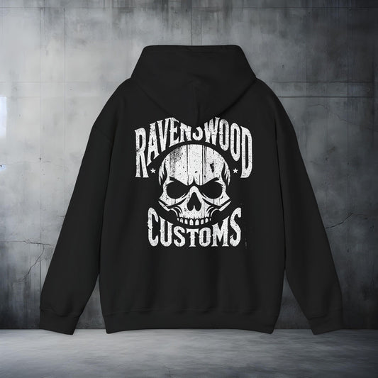 Ravenswood Customs Skull Logo Unisex Heavy Blend™ Hooded Sweatshirt