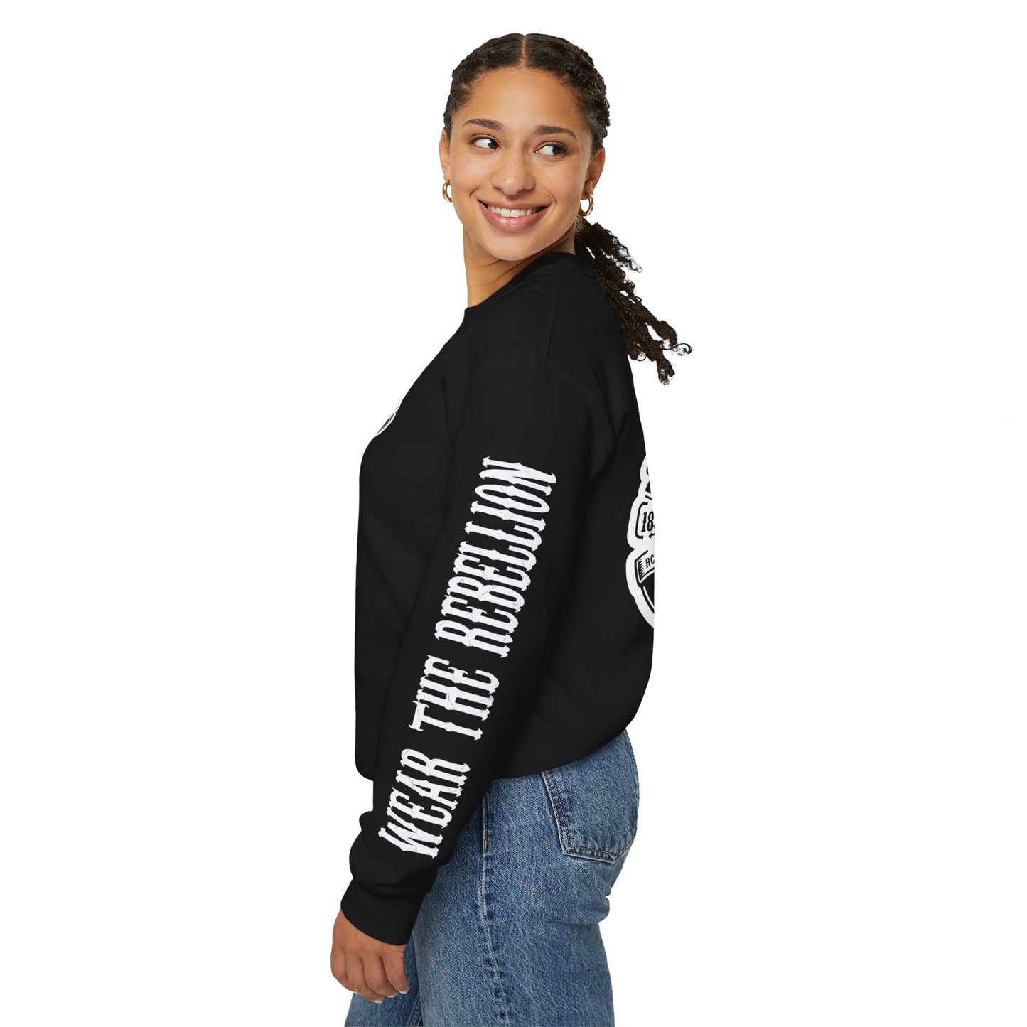 Ravenswood Customs Wear the Rebellion Unisex Heavy Blend™ Crewneck Sweatshirt