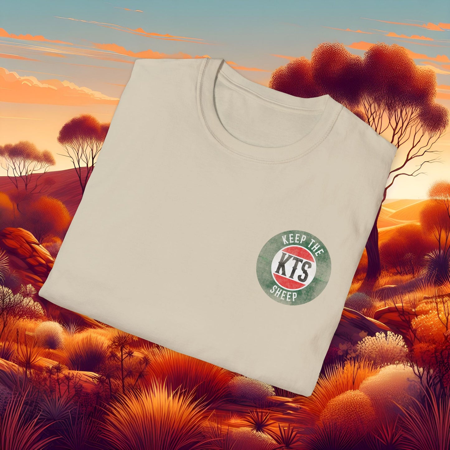 Keep the Sheep #keepthesheep Unisex Softstyle T-Shirt - Bold Graphic Tee for Keep the Sheep movement