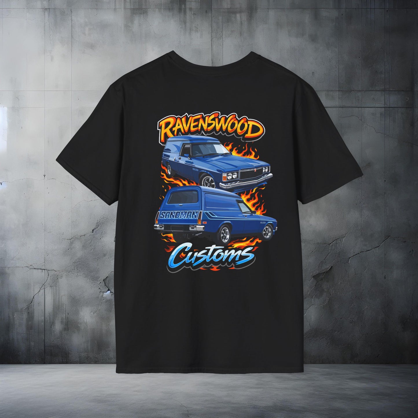 Ravenswood Customs HZ Sandman Panel Van Classic Car T-Shirt