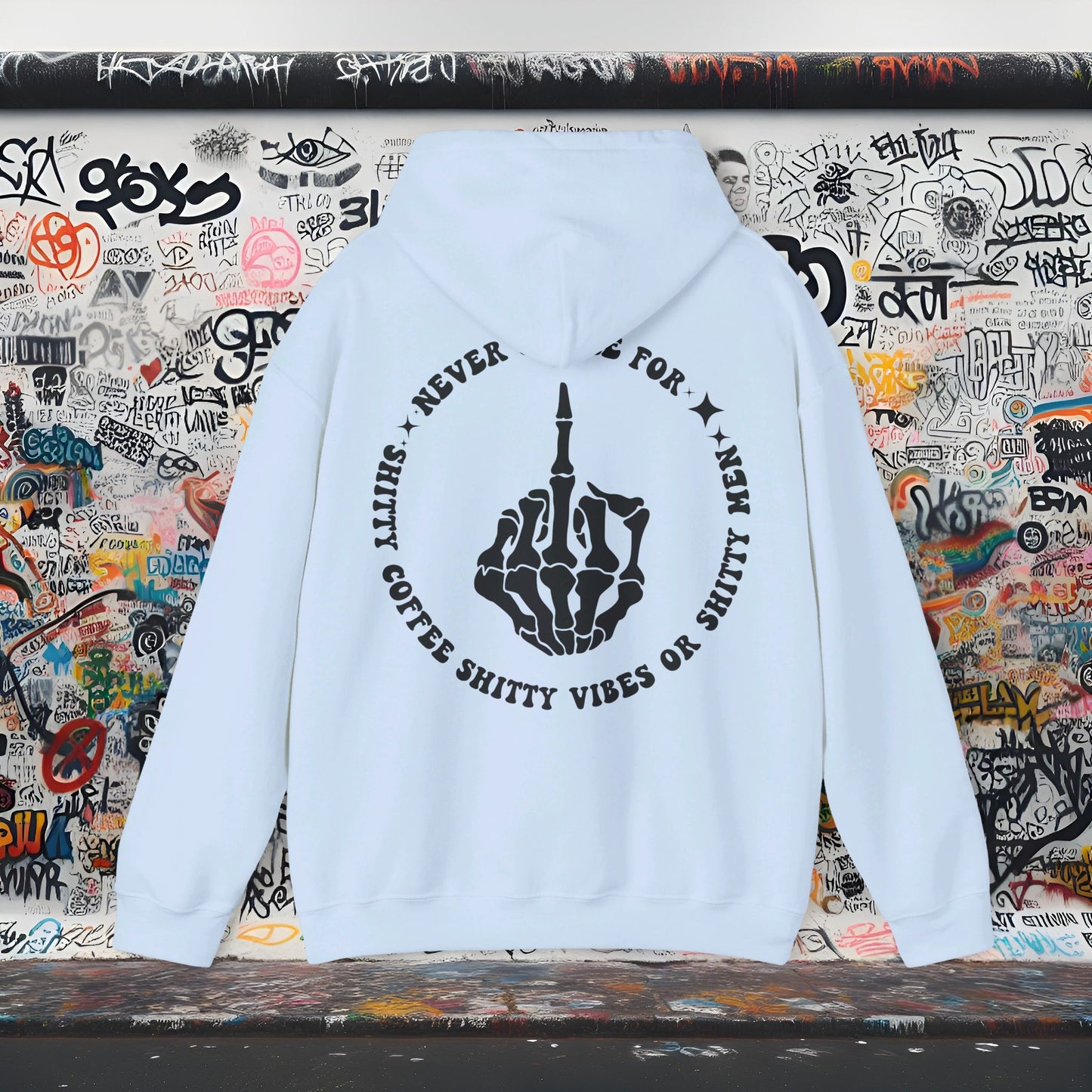 Never Settle Unisex Heavy Blend™ Hooded Sweatshirt