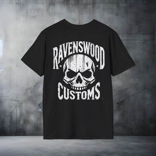 Ravenswood Customs Skull Logo Unisex Softstyle T-Shirt