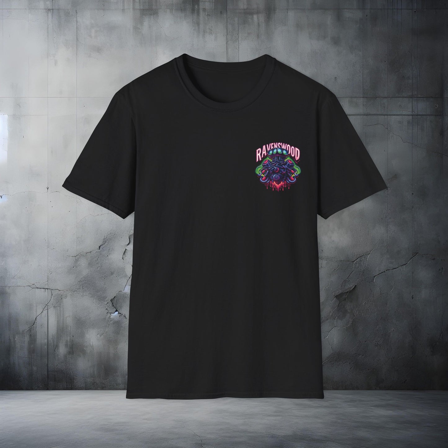 Ravenswood Custom Graphic Tee - Unisex Softstyle T-Shirt for Car Enthusiasts