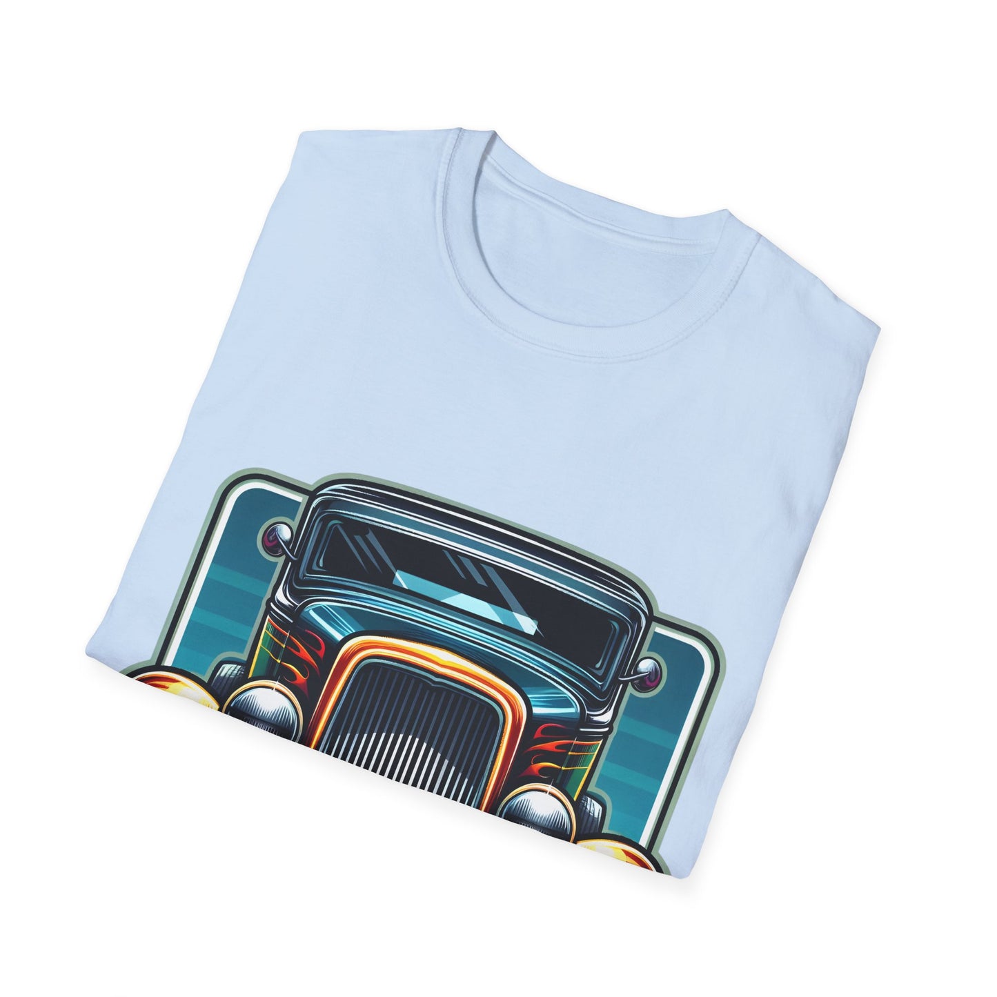 Toon Hot Rod 1 Unisex Softstyle T-Shirt