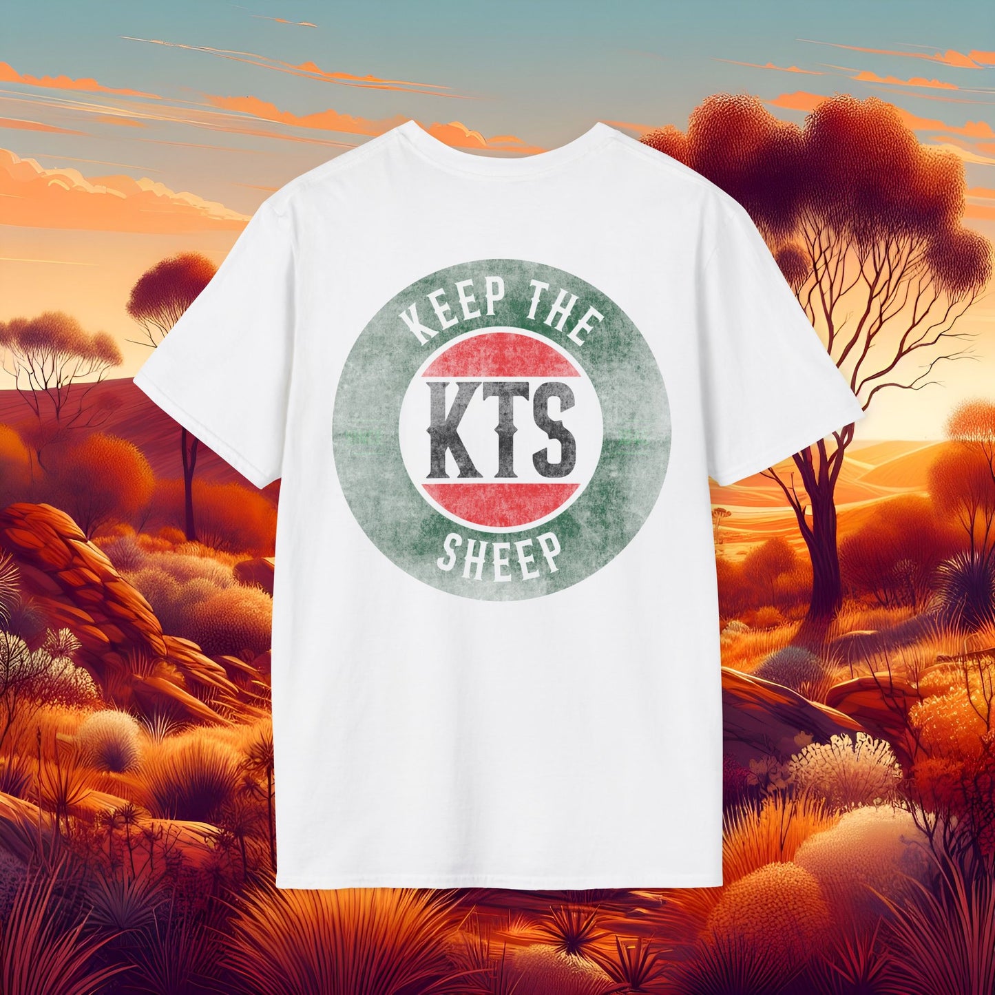 Keep the Sheep #keepthesheep Unisex Softstyle T-Shirt - Bold Graphic Tee for Keep the Sheep movement