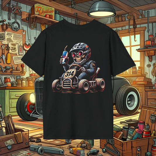 Go-Kart Toons Unisex Softstyle T-Shirt