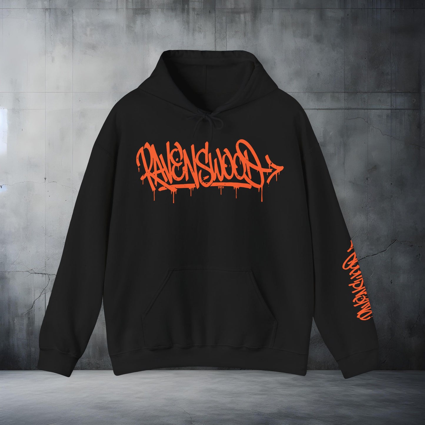 Ravenswood Graffiti Tag Hoodie Urban Streetwear Hoodie