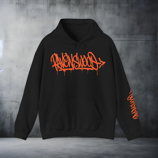 Ravenswood Graffiti Tag Hoodie Urban Streetwear Hoodie