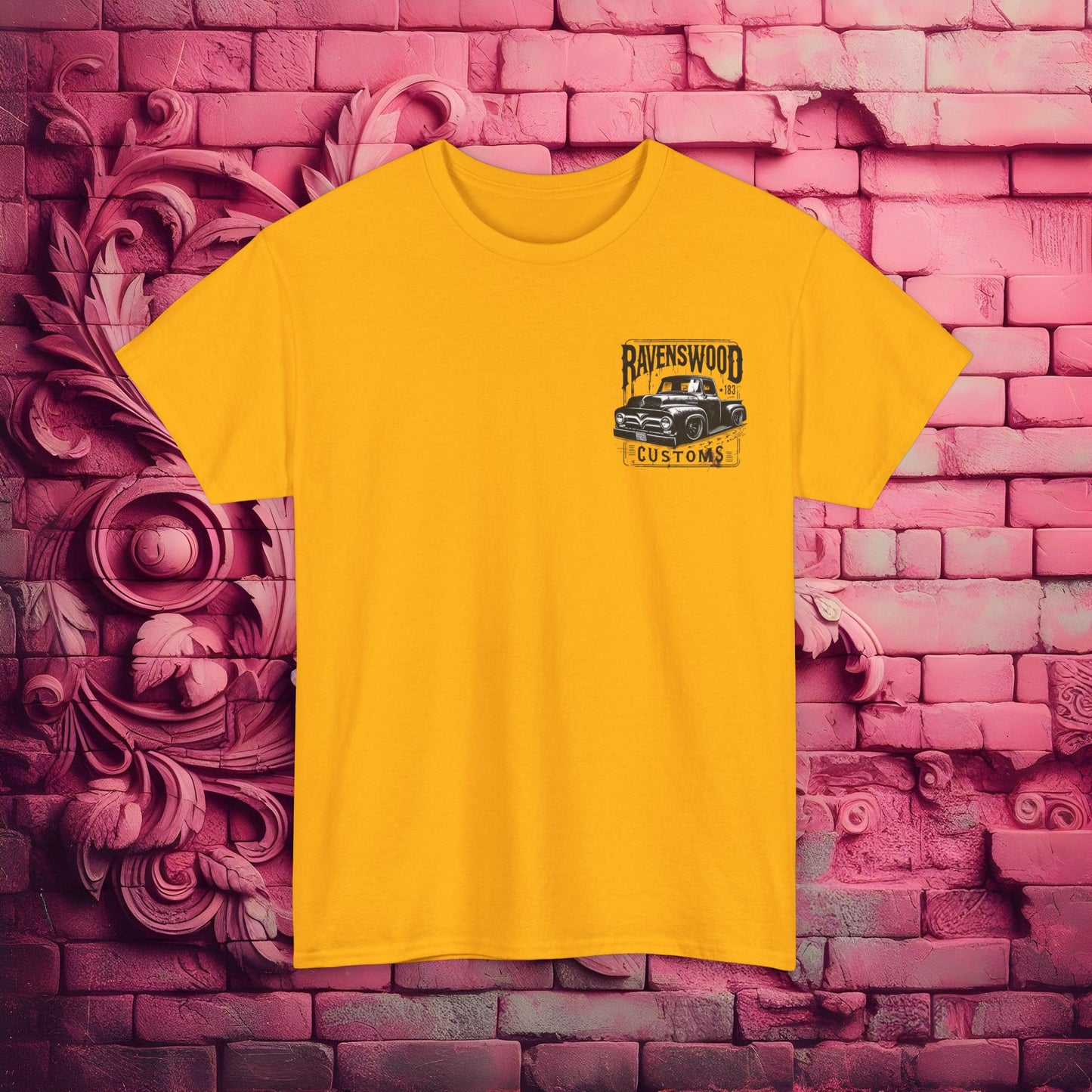 Ravenswood Customs Vintage Car Graphic Tee, Classic Car T-Shirt, Unisex Heavy Cotton Tee