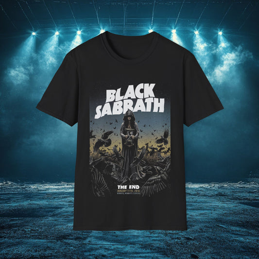 The End Unisex T-Shirt, Softstyle Tee, Dark Fantasy Shirt, Art Tee for Music Lovers, Perfect for Gifts