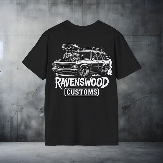 Ravenswood Customs HQ Wagon T-Shirt | Unisex Softstyle Tee