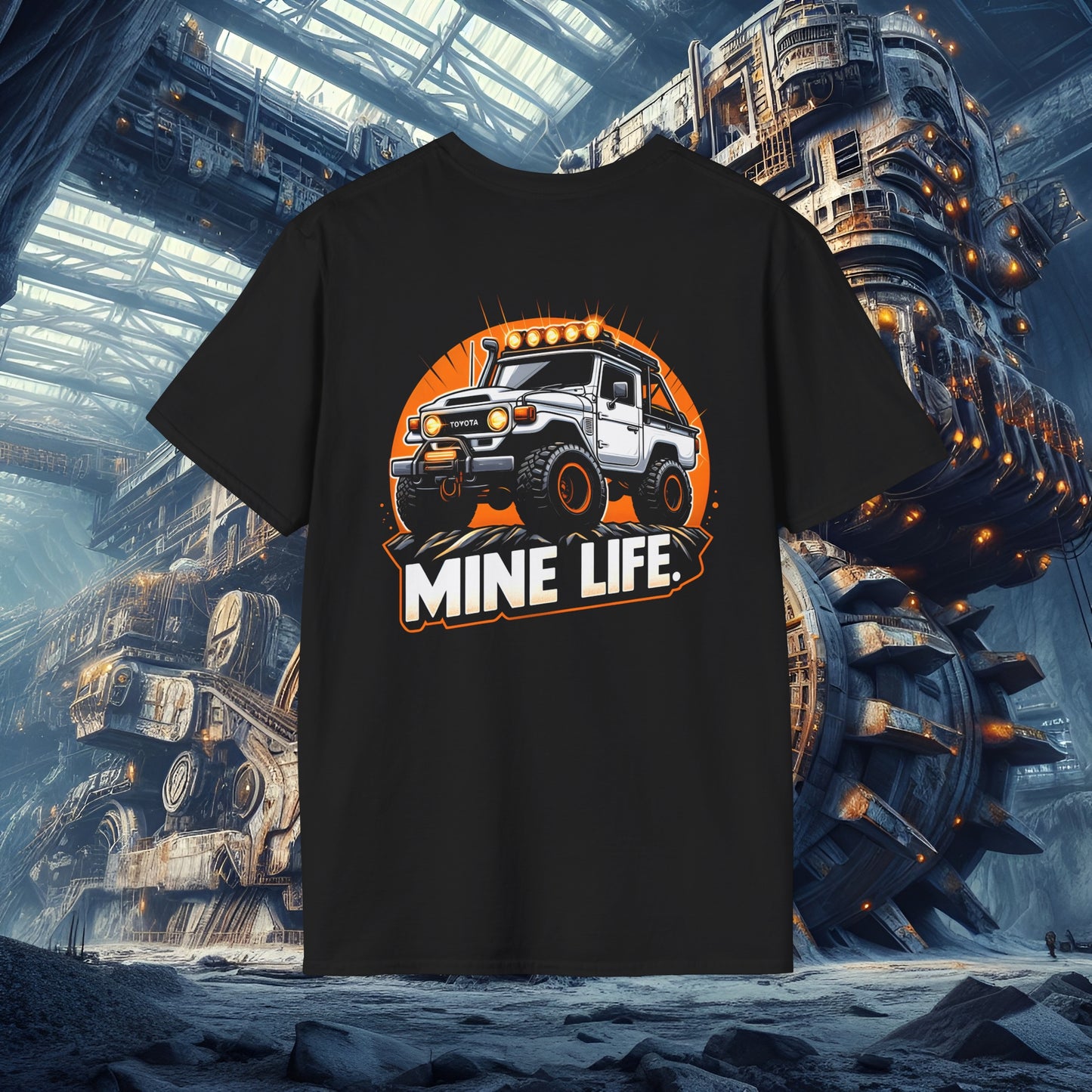 Mine Life FJ Ute Unisex Softstyle T-Shirt