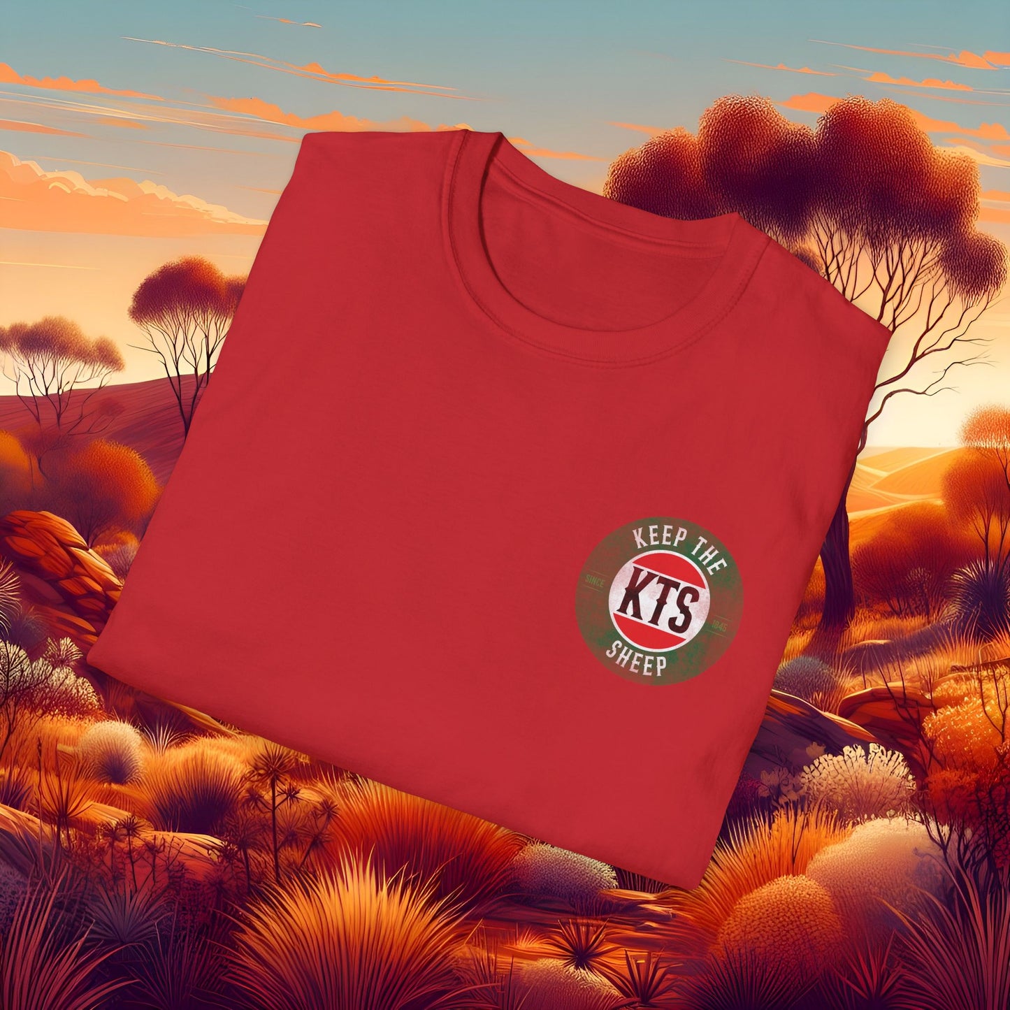 Keep the Sheep #keepthesheep Unisex Softstyle T-Shirt - Bold Graphic Tee for Keep the Sheep movement