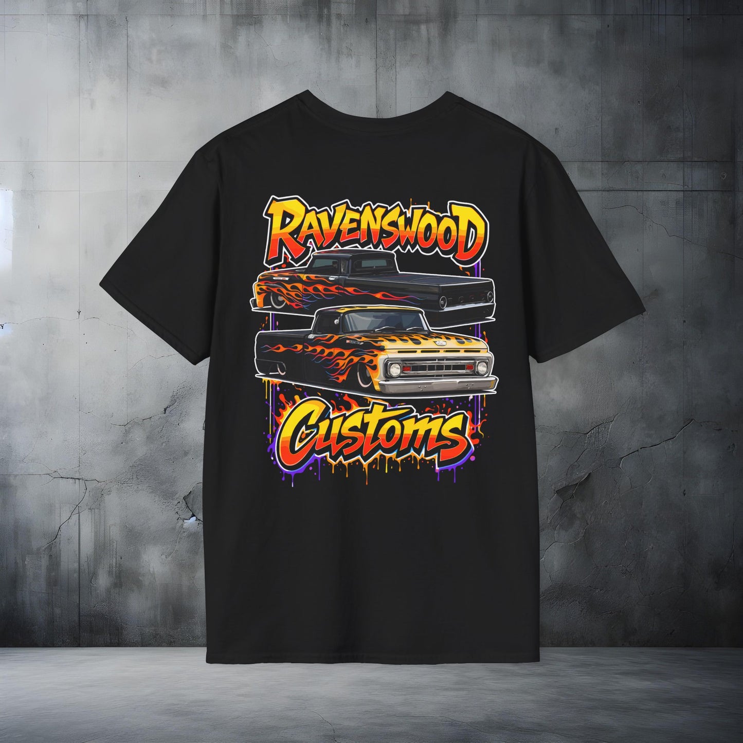 Ravenswood Customs Slammed 1961 Ford F100 Classic Car T-Shirt