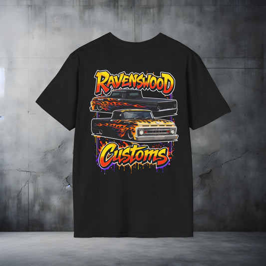 Ravenswood Customs Slammed 1961 Ford F100 Classic Car T-Shirt