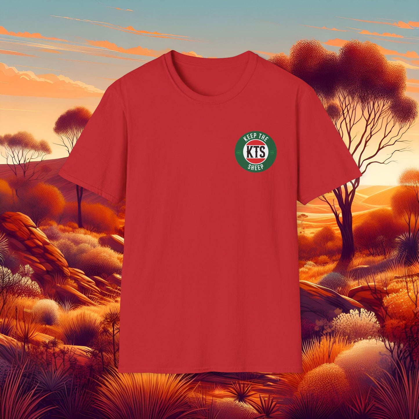 Keep the Sheep #keepthesheep Unisex Softstyle T-Shirt - Bold Graphic Tee for Keep the Sheep movement