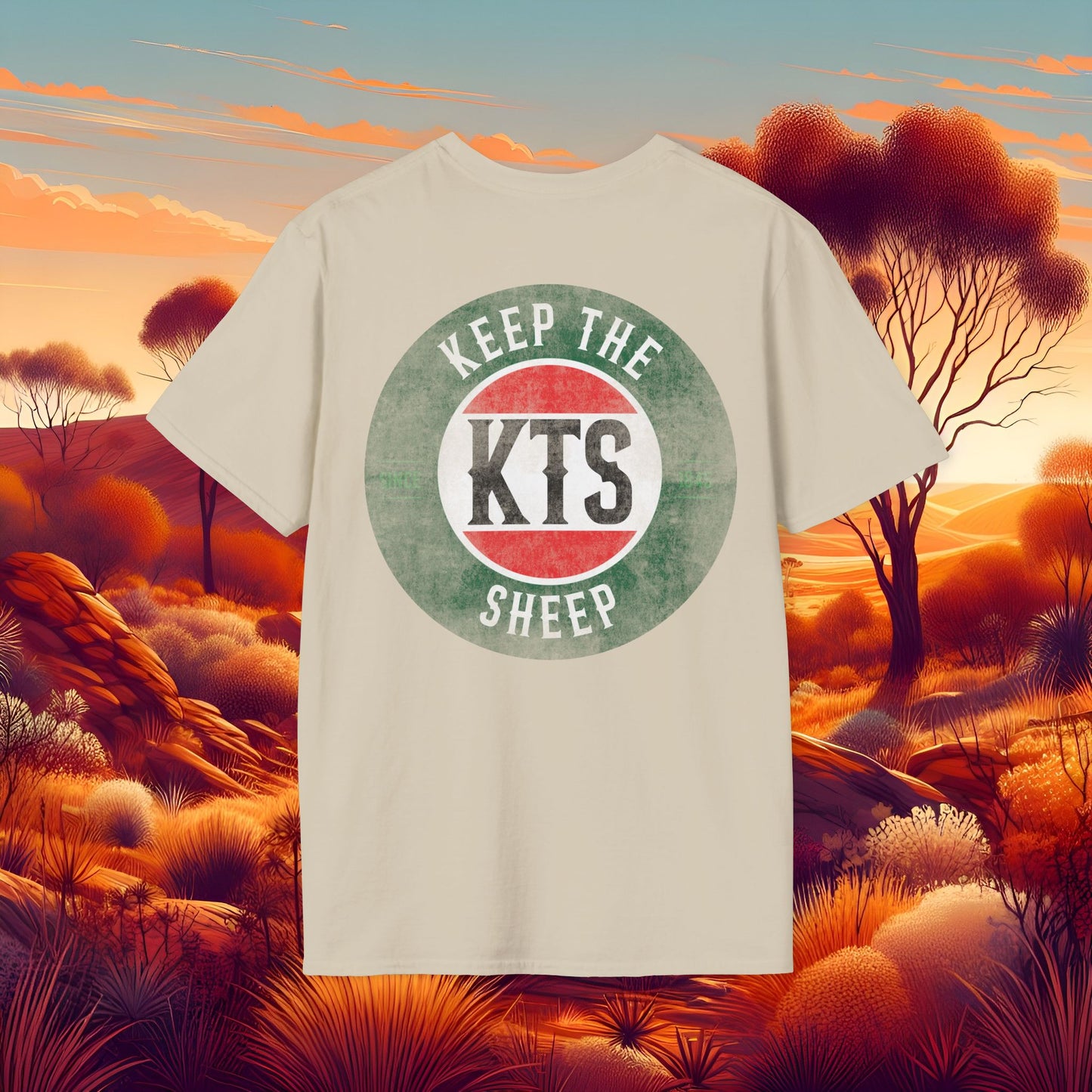 Keep the Sheep #keepthesheep Unisex Softstyle T-Shirt - Bold Graphic Tee for Keep the Sheep movement