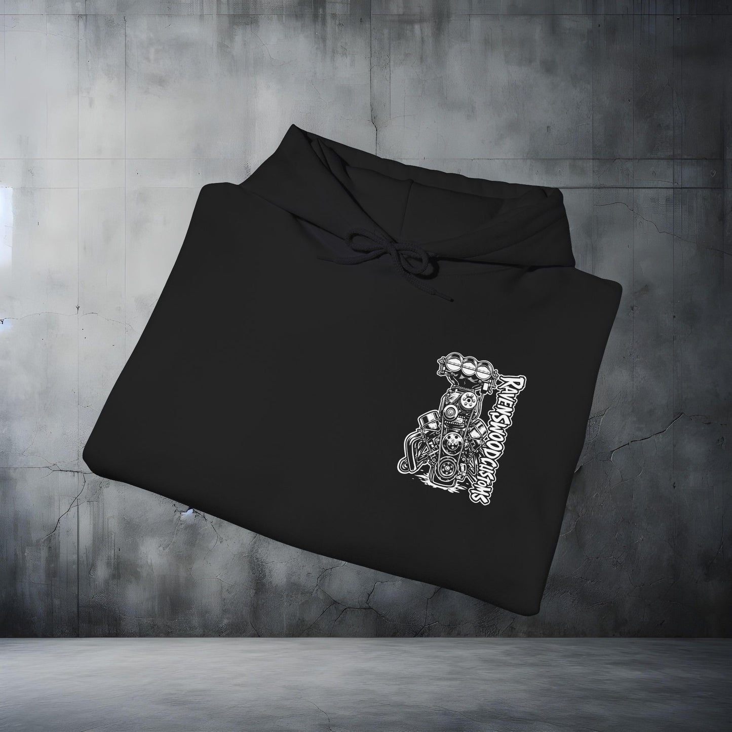 Ravenswood Customs Blown and Injected Chevy V8 Hoodie