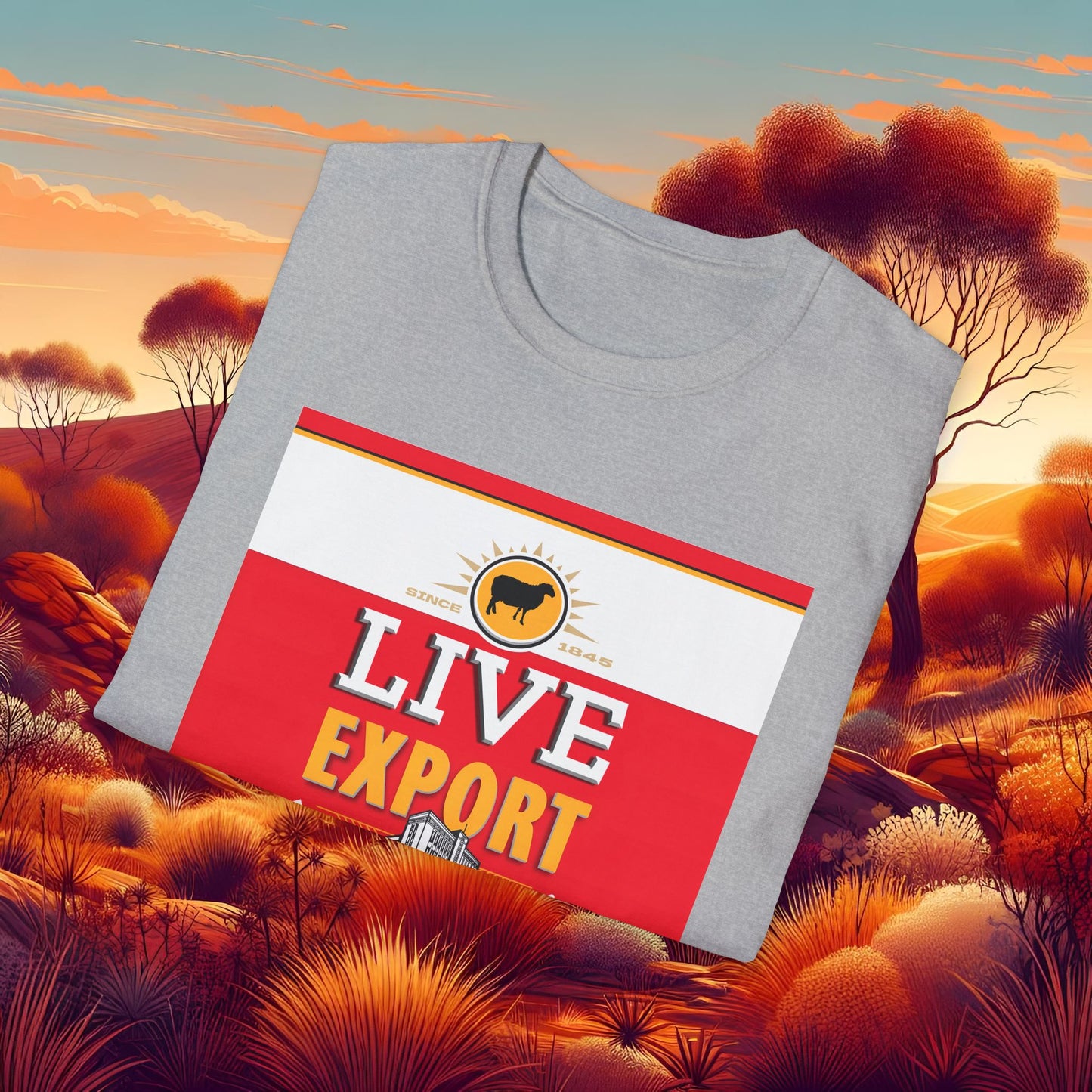 Live Export Keep the Sheep Unisex Softstyle T-Shirt