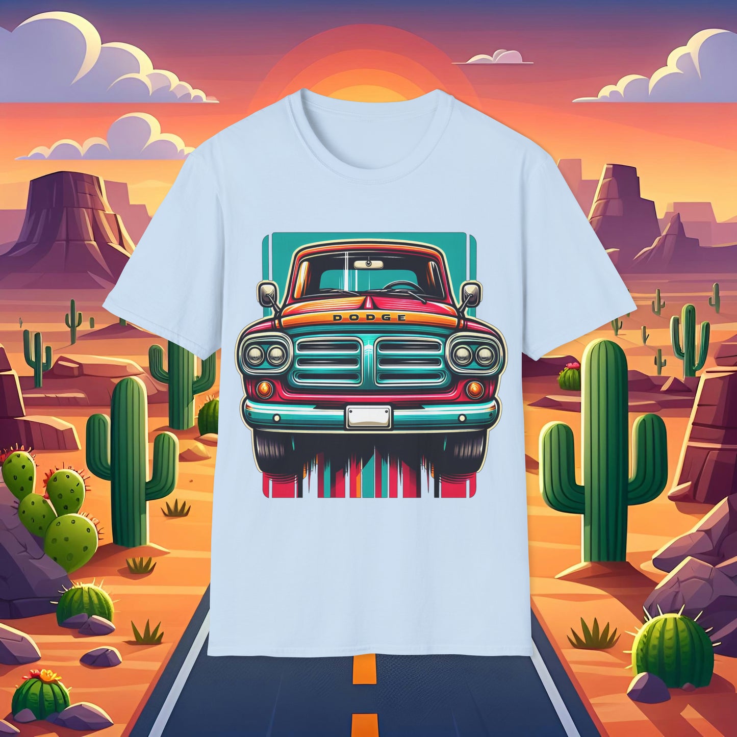 Toon Dodge 1 Unisex Softstyle T-Shirt