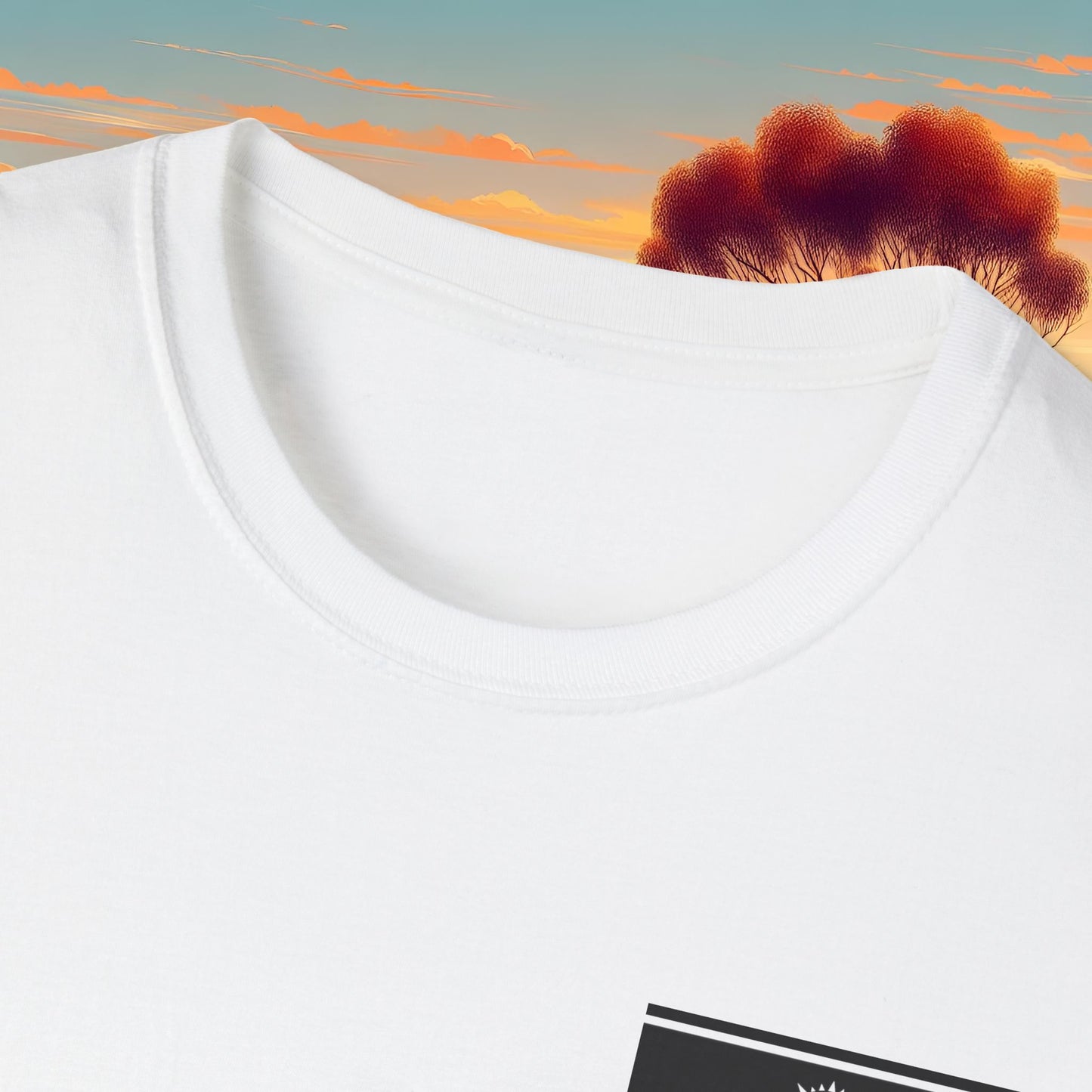 Live Export Keep the Sheep Black & White Unisex Softstyle T-Shirt