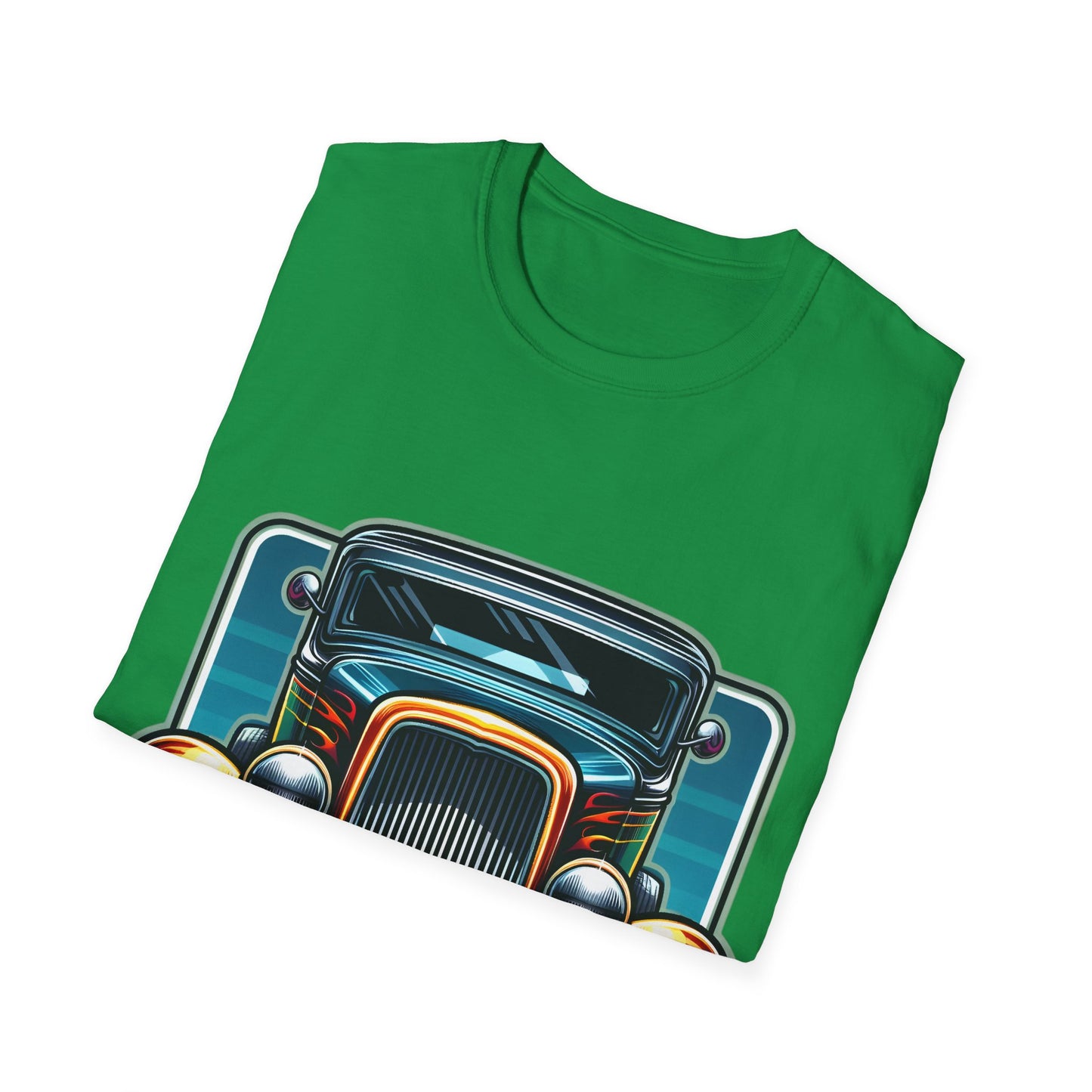 Toon Hot Rod 1 Unisex Softstyle T-Shirt