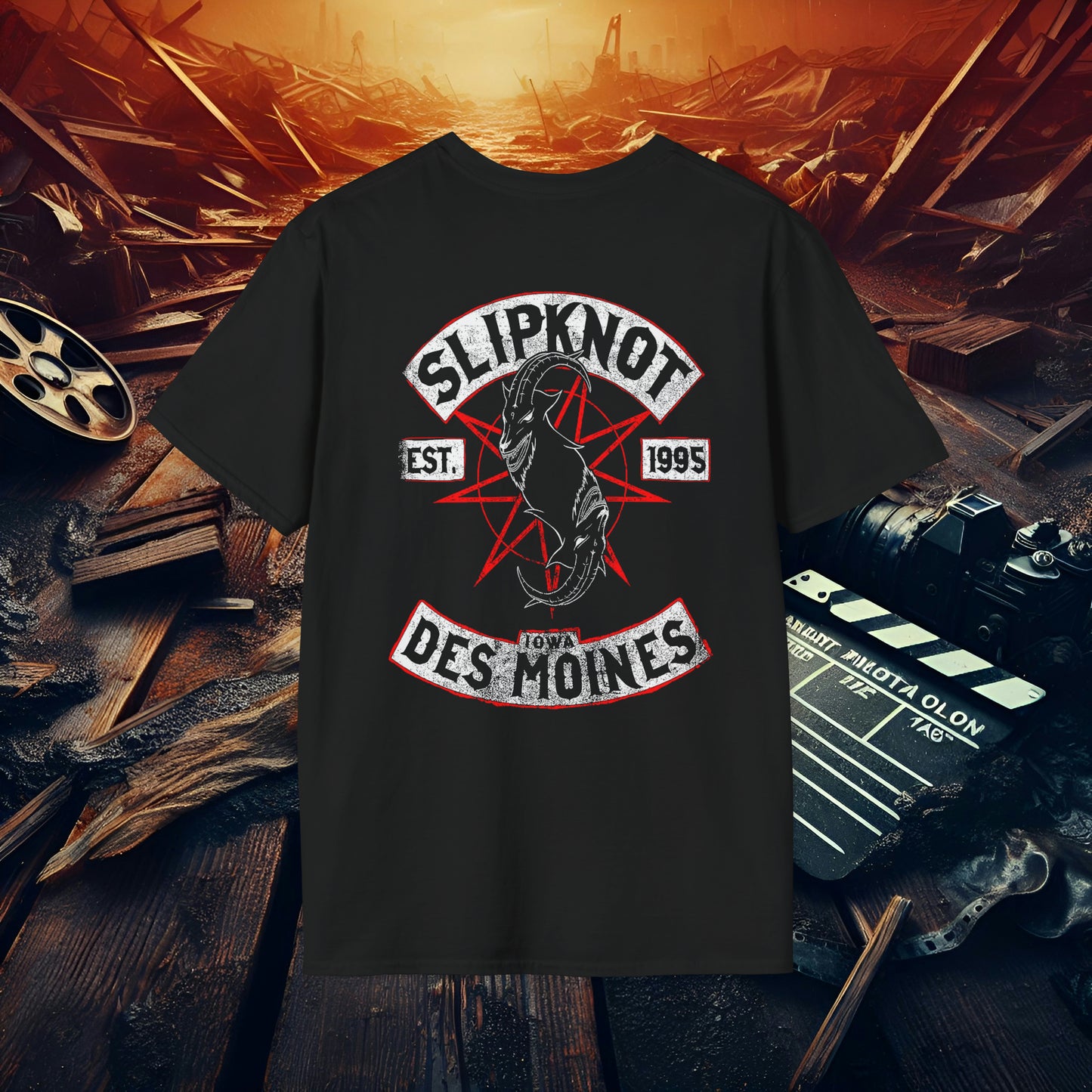 Slipknot Des Moines Unisex Softstyle T-Shirt