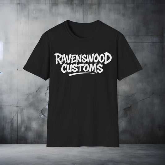 Ravenswood Customs Orange Falcon Graphic Car T-Shirt, Automotive Apparel, Unisex Tee