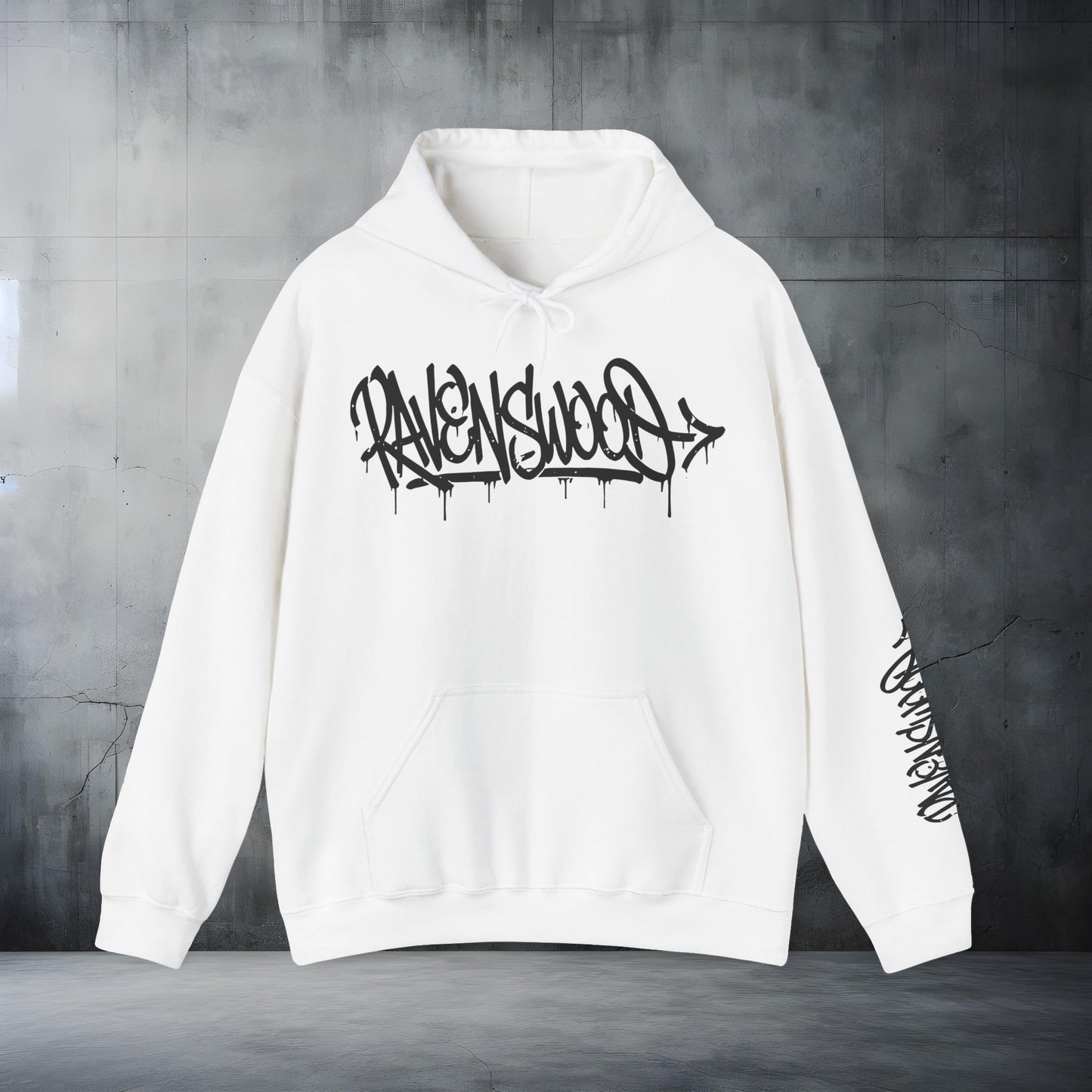 Ravenswood Graffiti Tag Hoodie Urban Streetwear Hoodie