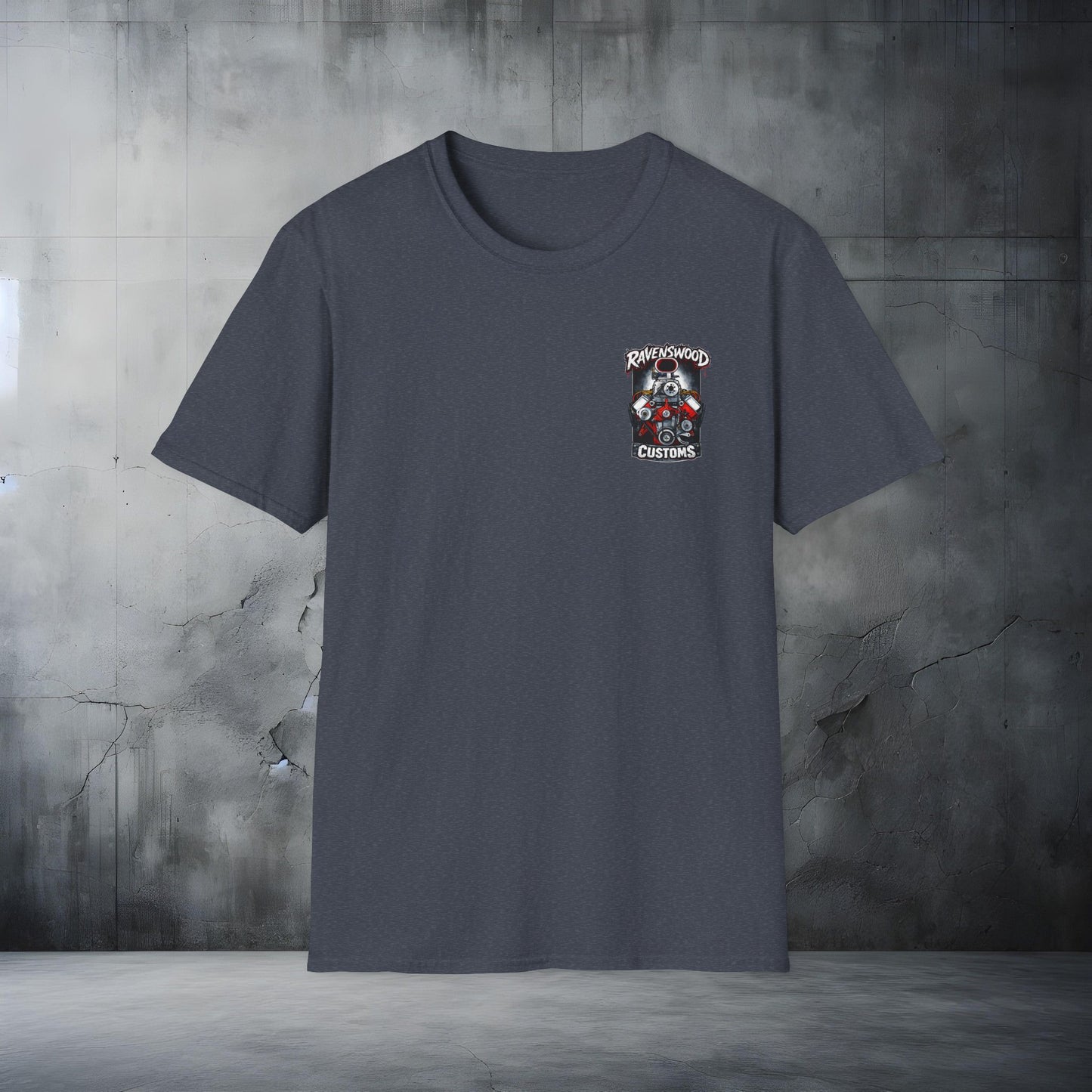 Ravenswood Customs Blown 354 Hemi Engine Graphic T-Shirt