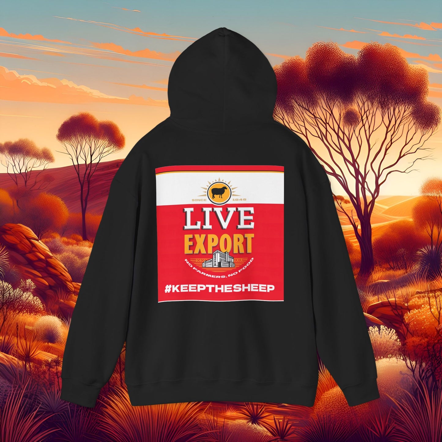 Live Export Keep the Sheep Unisex Heavy Blend™ Hooded Sweatshirt