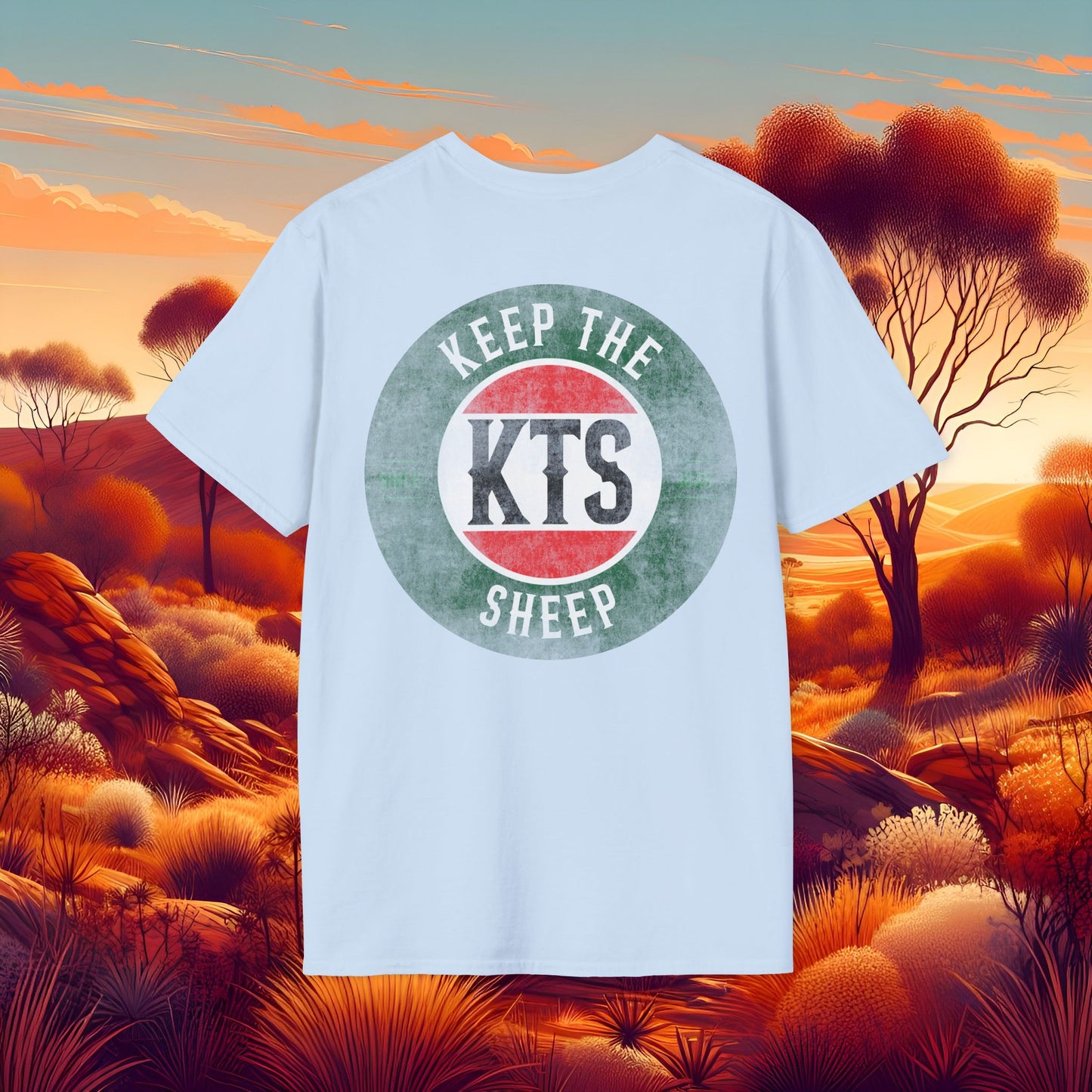 Keep the Sheep #keepthesheep Unisex Softstyle T-Shirt - Bold Graphic Tee for Keep the Sheep movement
