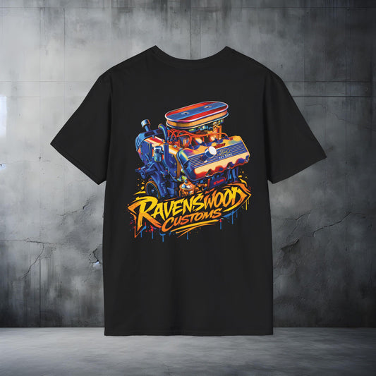Ravenswood Customs Ford 427 Cammer V8 Engine T-Shirt
