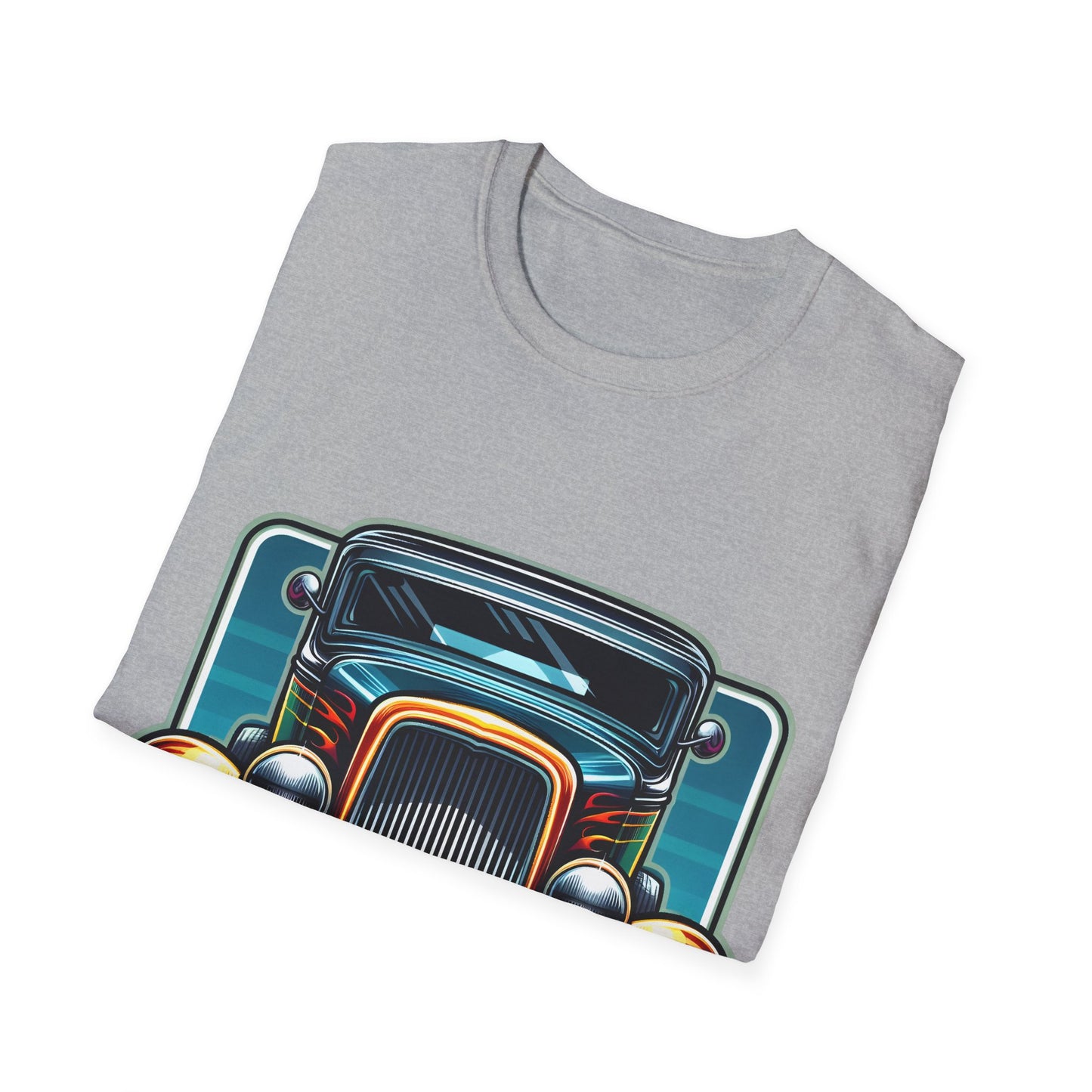 Toon Hot Rod 1 Unisex Softstyle T-Shirt