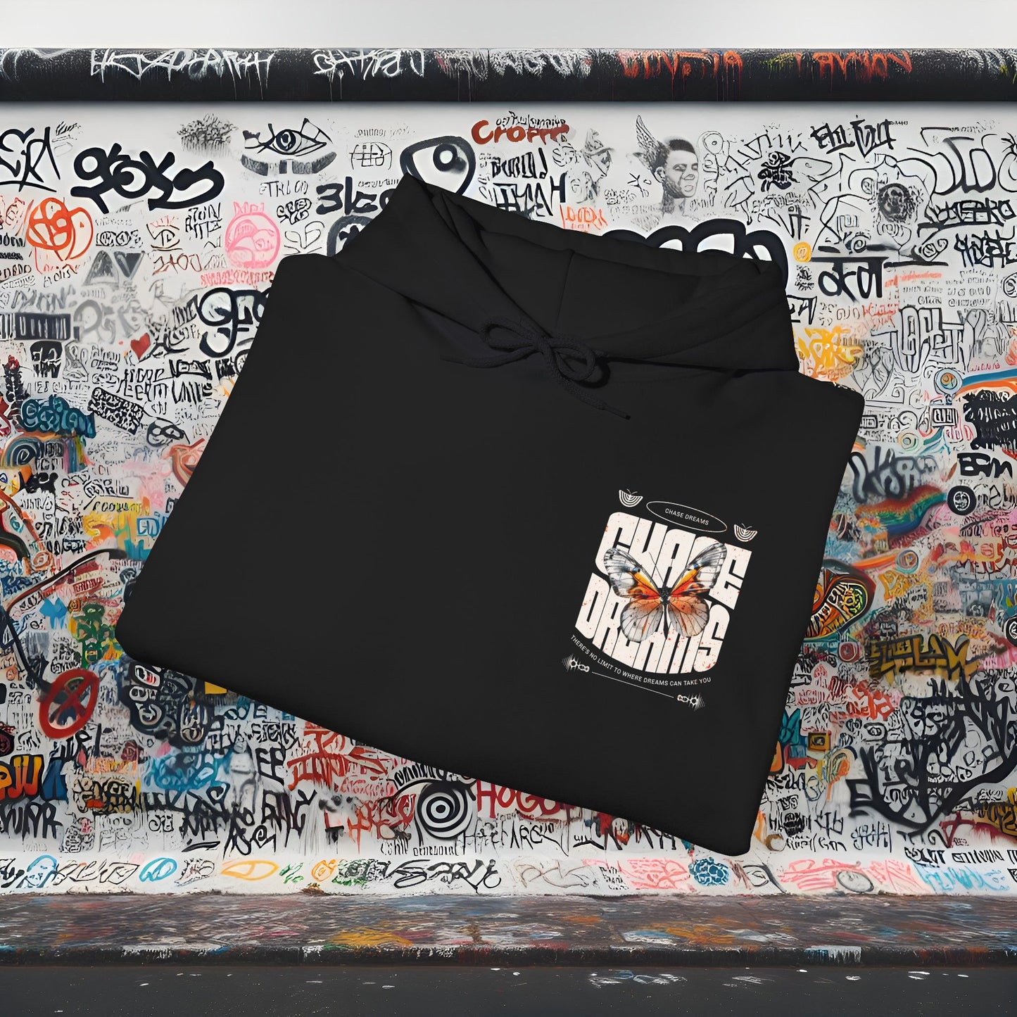 Chase Dreams Hoodie | Unisex Heavy Blend™ Sweatshirt, Inspiring Gift for Dreamers, Cozy Layer for All Seasons, Unique Graphic Design