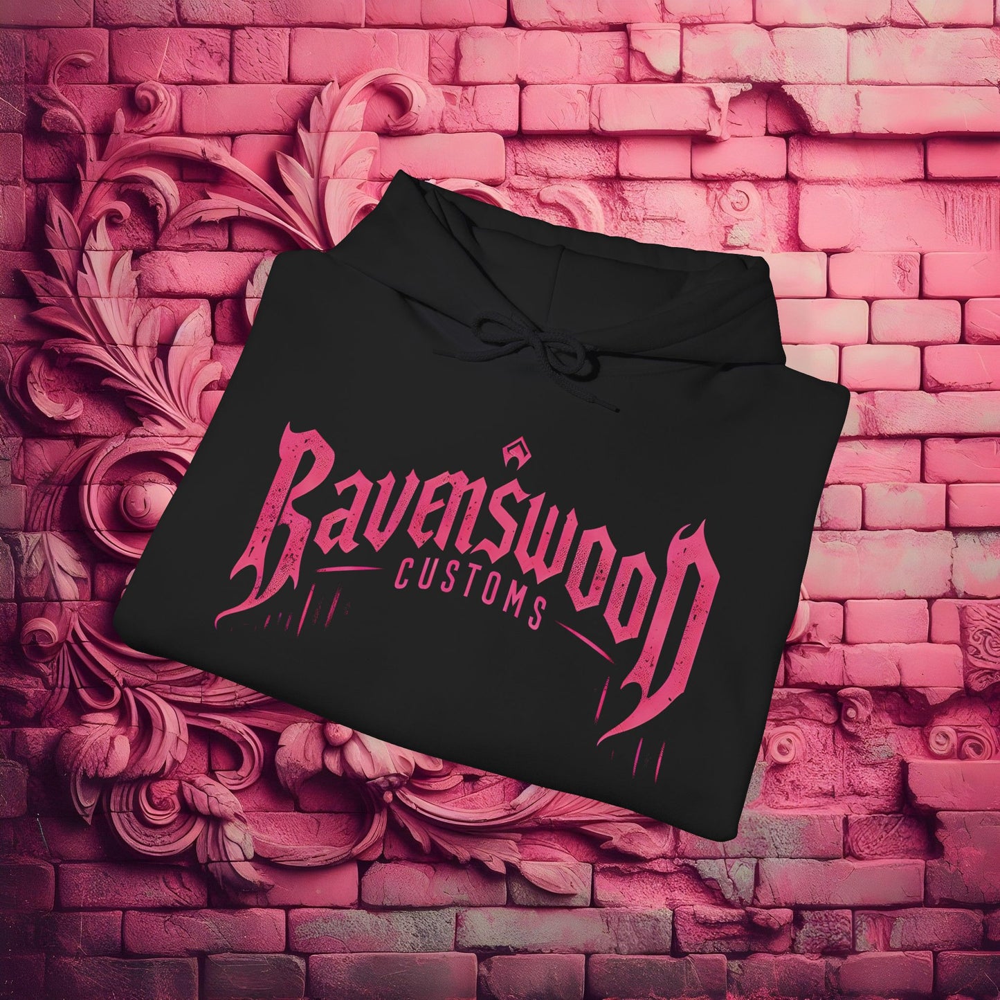 Ravenswood Customs Vintage Style Pink Apache 2 Custom Hoodie Unisex Hooded Sweatshirt