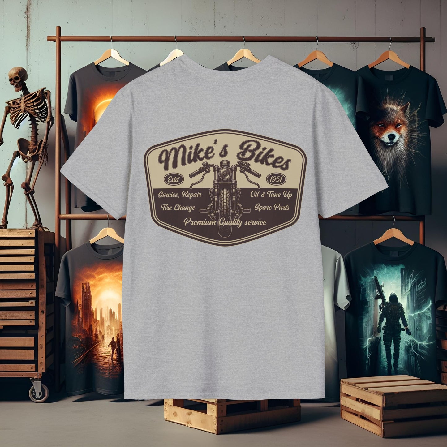 Vintage Garage Collection 8 Unisex Softstyle T-Shirt