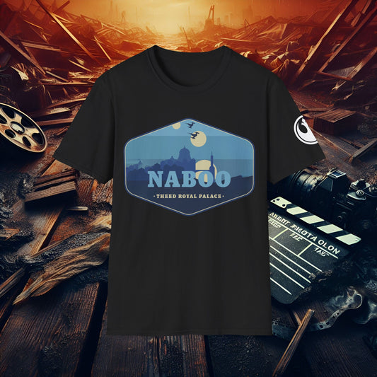 Naboo Theed Royal Palace T-Shirt | Fan Apparel, Unisex Graphic Tee, Sci-Fi Gift, Geeky Fashion, Adventure Shirt