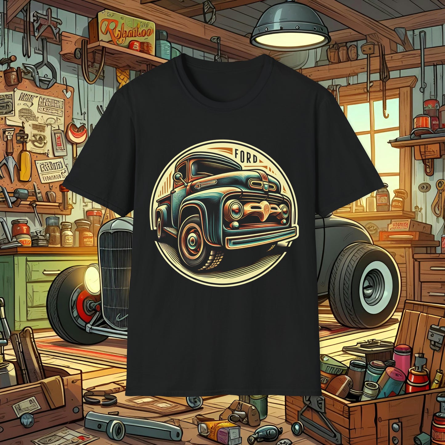 F-Truck 2 Unisex Softstyle T-Shirt