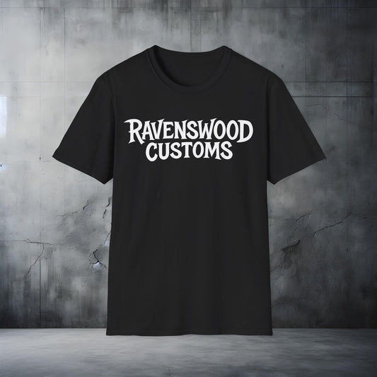 Ravenswood Customs Red Falcon Graphic Car T-Shirt, Automotive Apparel, Unisex Tee