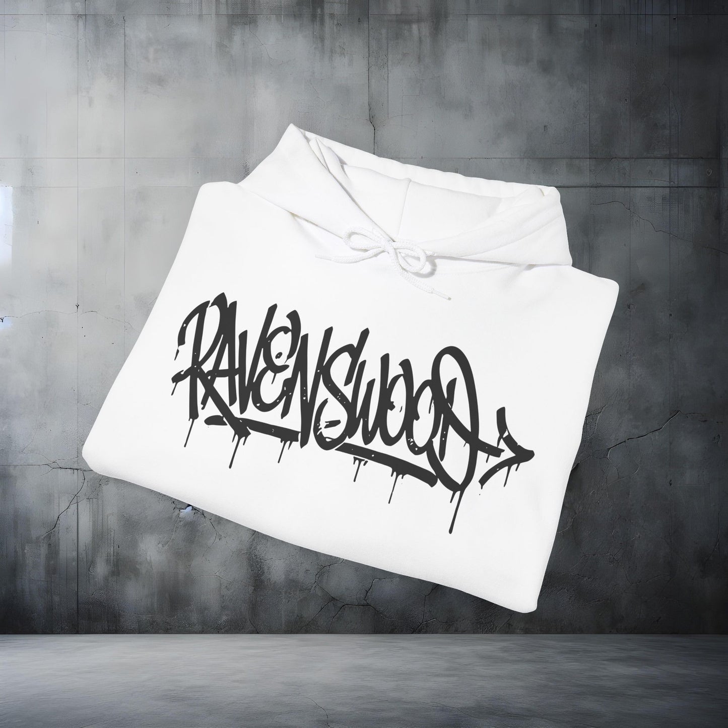 Ravenswood Graffiti Tag Hoodie Urban Streetwear Hoodie