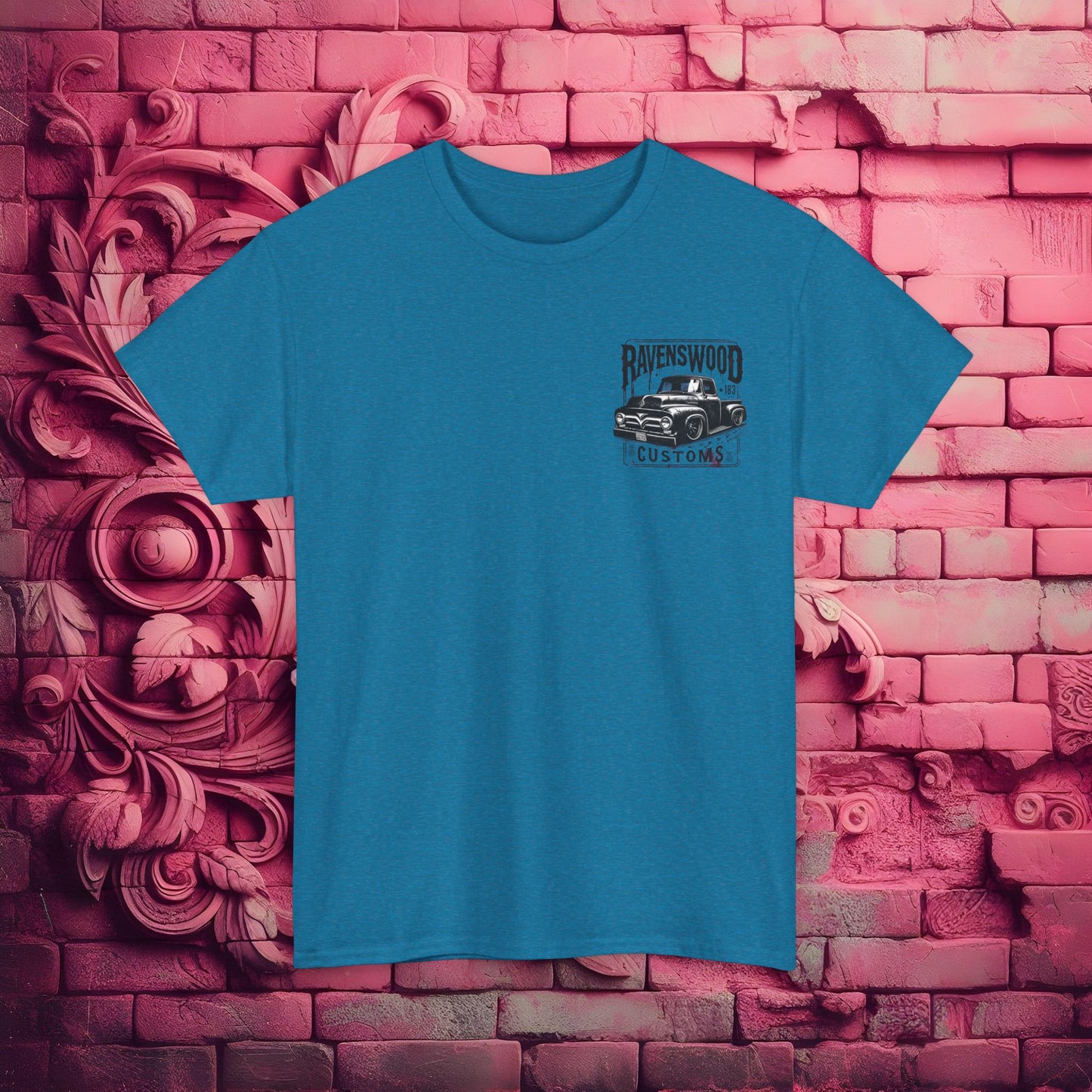 Ravenswood Customs Vintage Car Graphic Tee, Classic Car T-Shirt, Unisex Heavy Cotton Tee