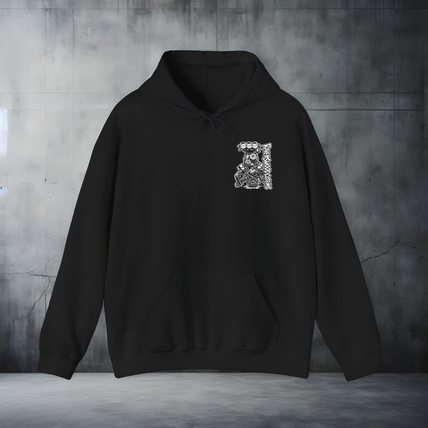 Ravenswood Customs Blown and Injected Chevy V8 Hoodie